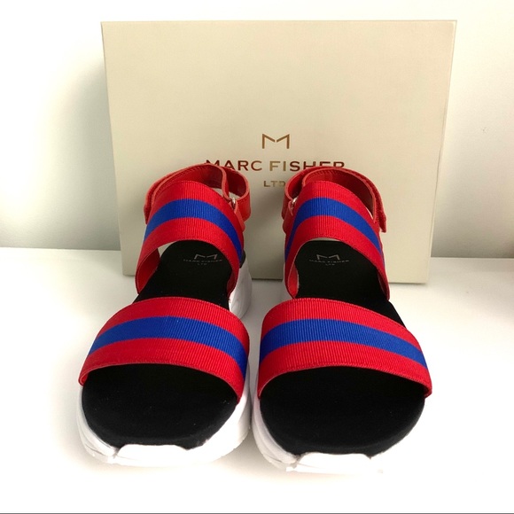 Marc Fisher Striped Sandal - Picture 2 of 6